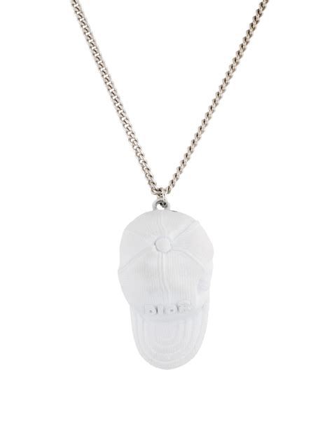 dior and daniel arsham pendant necklace|White DIOR AND DANIEL ARSHAM Pendant Matte.